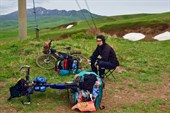 На перевале Кызыл-кора